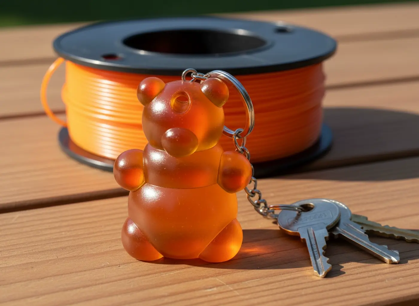 Gummy Bear Keychain