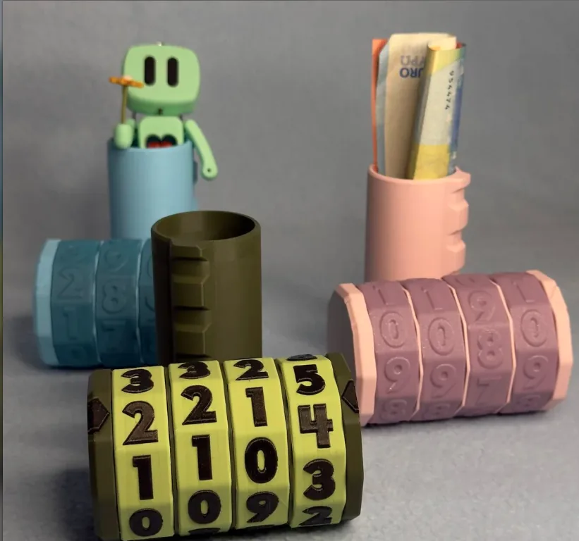 Cryptex Puzzle Container view 4