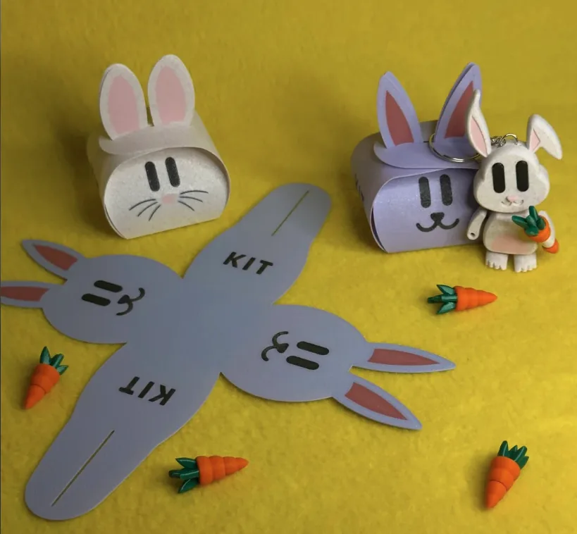 String-Flex Rabbit Keychain view 2